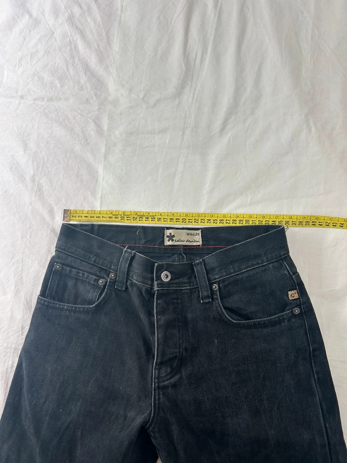 Jean negro Celio corte recto W36 L30 – photo 8
